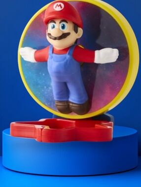 Mario #1 McDonalds 2026 The Super Mario Galaxy Movie Happy Meal Toy.New in Box